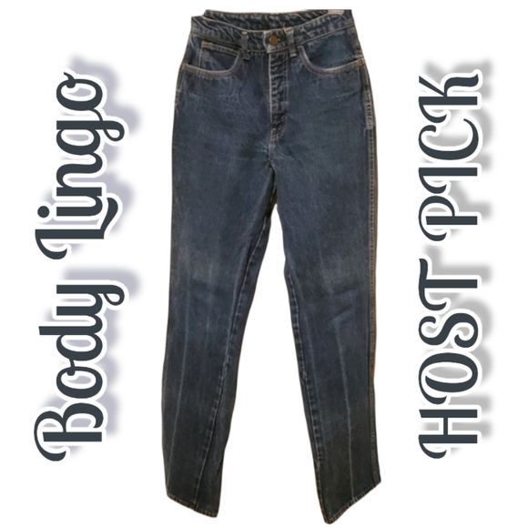 HOST PICK 😊 Vtg Woman's Body Lingo Blue Denim Jeans Excellent Condition - Picture 1 of 7